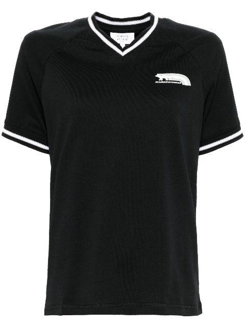 flash fox raglan T-shirt by MAISON KITSUNE