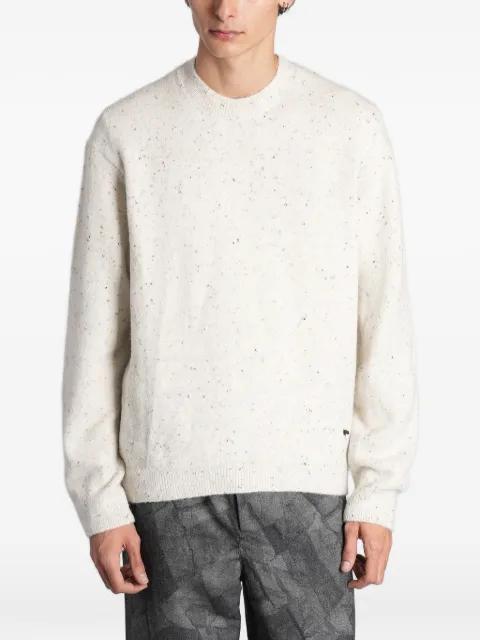 flecked-knit sweater by MAISON KITSUNE