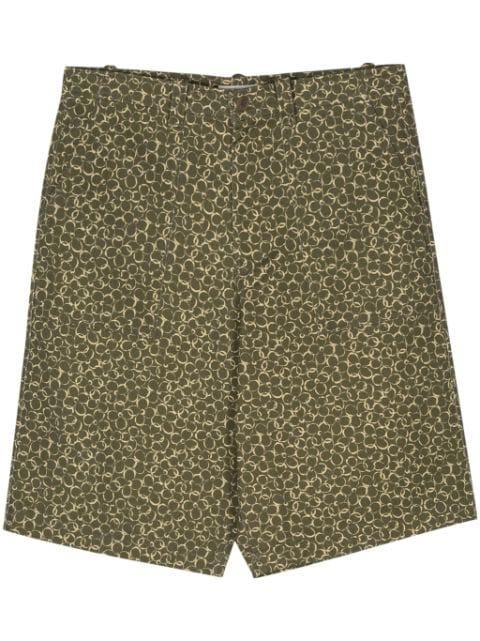 floral-print bermuda shorts by MAISON KITSUNE