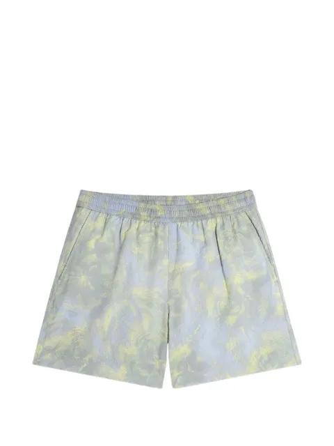 floral-print seersucker swim shorts by MAISON KITSUNE