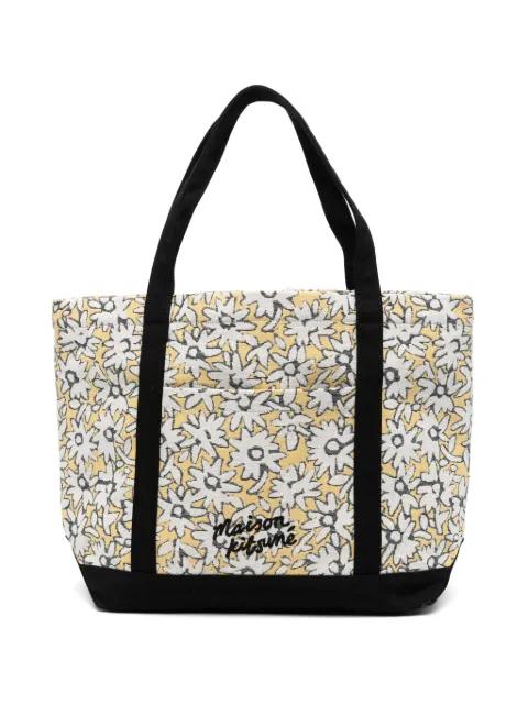 floral-print tote bag by MAISON KITSUNE