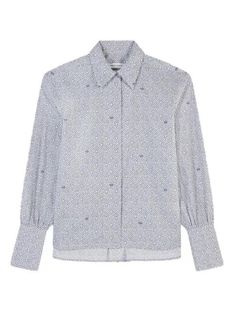 foulard-print Shirt by MAISON KITSUNE