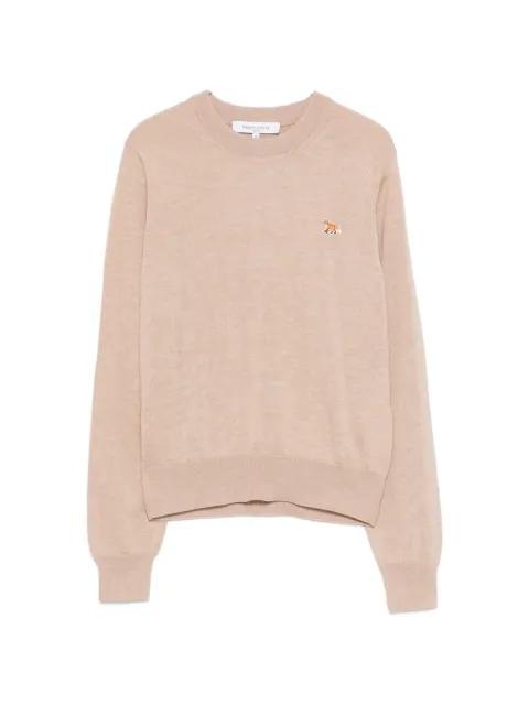 fox crewneck sweater by MAISON KITSUNE