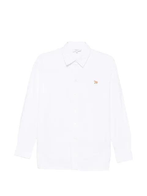 fox-embroidered shirt by MAISON KITSUNE