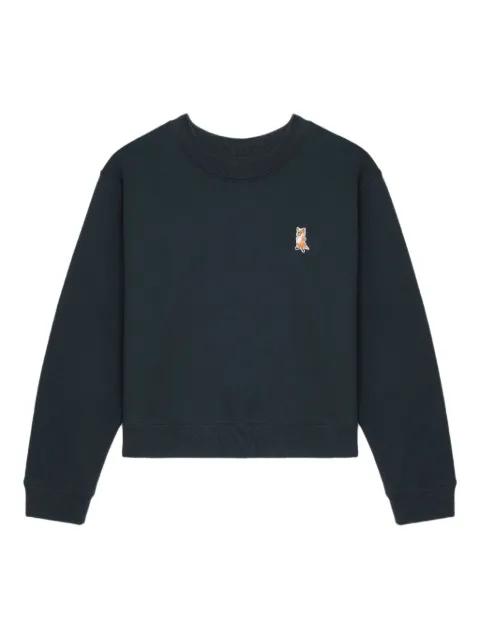 fox-embroidered sweatshirt by MAISON KITSUNE