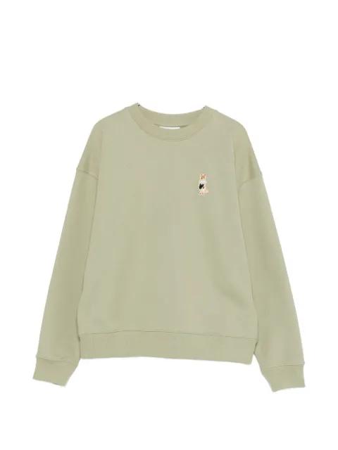 fox embroidery sweatshirt by MAISON KITSUNE