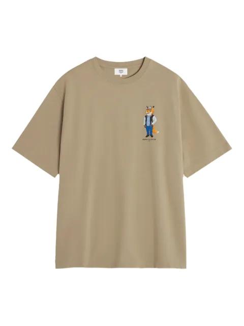 fox-graphic cotton T-shirt by MAISON KITSUNE