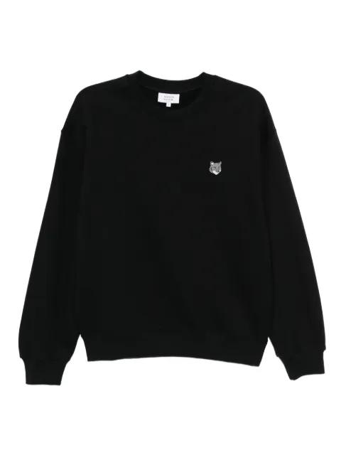 fox-head embroidered sweatshirt by MAISON KITSUNE