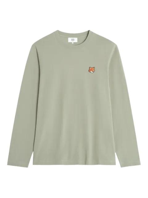 fox-head long-sleeve T-shirt by MAISON KITSUNE