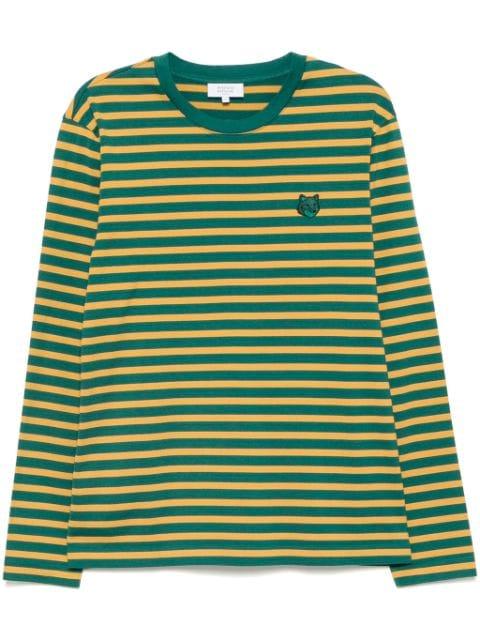 fox head long-sleeved t-shirt by MAISON KITSUNE