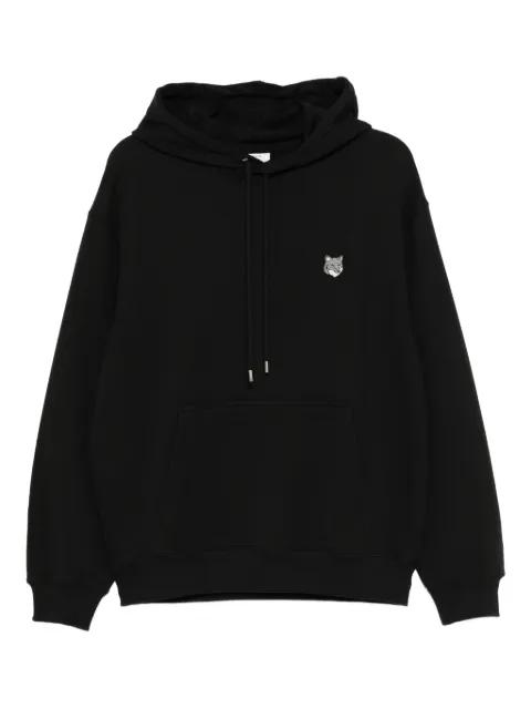 fox-head patch hoodie by MAISON KITSUNE