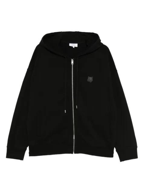 fox-head patch hoodie by MAISON KITSUNE