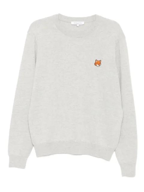 fox head patch sweatshirt by MAISON KITSUNE