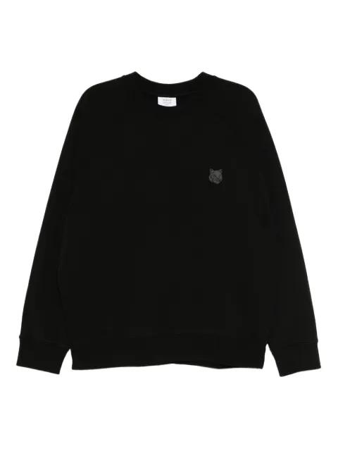 fox-head patch sweatshirt by MAISON KITSUNE