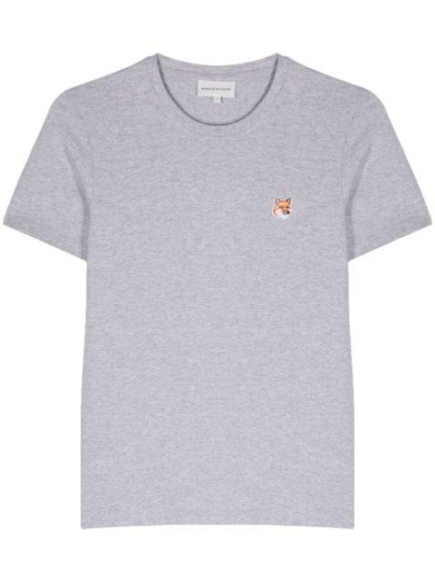 fox-motif cotton T-shirt by MAISON KITSUNE
