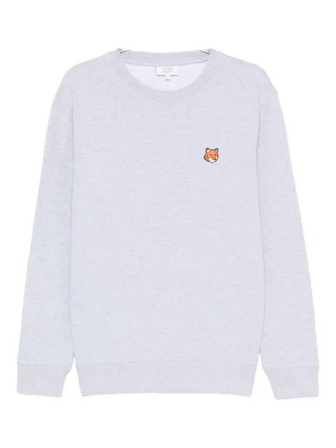 fox-motif crew-neck sweatshirt by MAISON KITSUNE