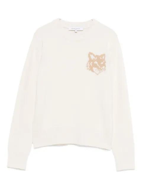 fox-motif merino-wool sweater by MAISON KITSUNE