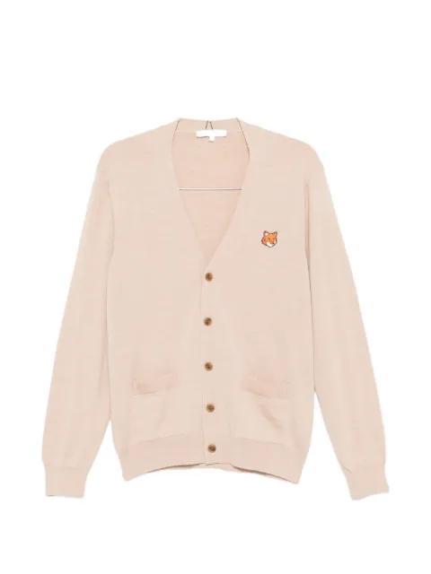 fox-motif pocket cardigan by MAISON KITSUNE