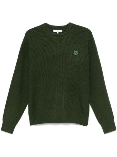 fox-motif sweater by MAISON KITSUNE