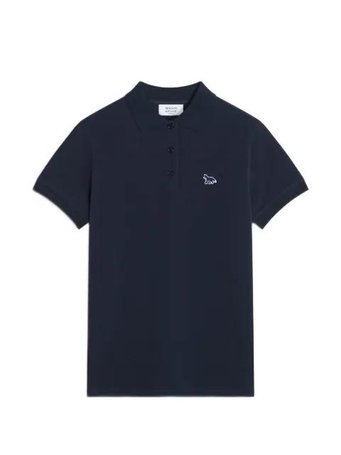 fox-patch polo shirt by MAISON KITSUNE