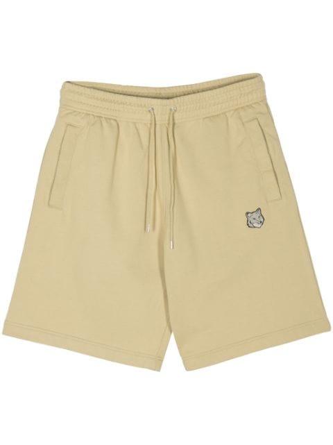 fox-patch track shorts by MAISON KITSUNE