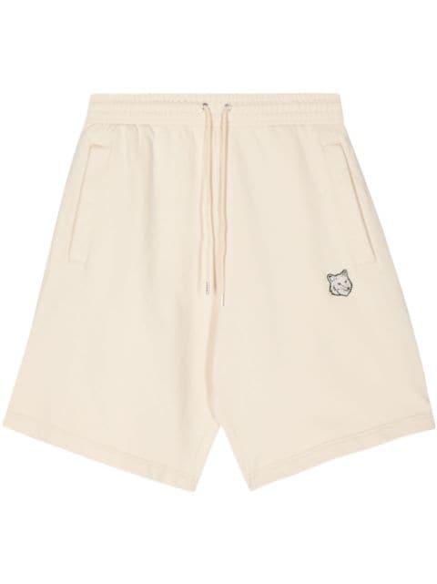 fox-patch track shorts by MAISON KITSUNE