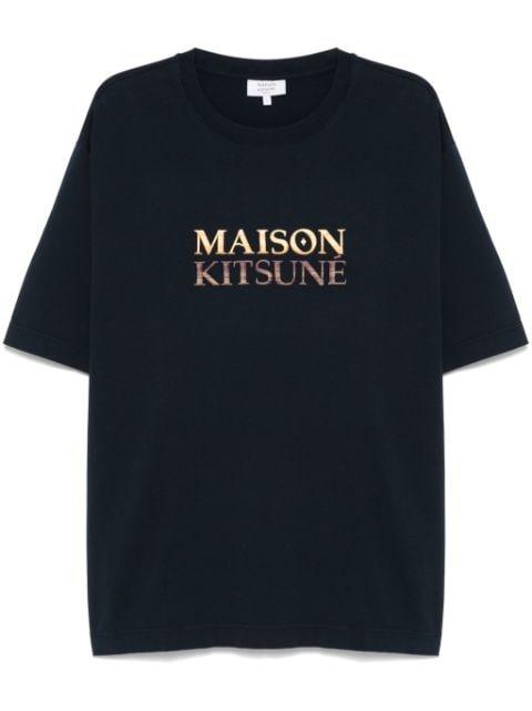 gradient-logo T-shirt by MAISON KITSUNE