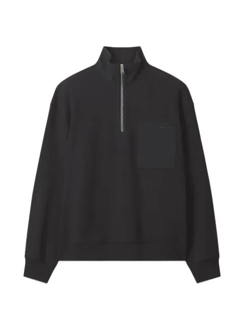 half-zip nylon-pocket sweater by MAISON KITSUNE