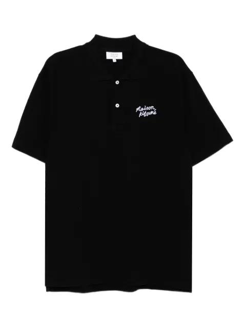 handwriting polo shirt by MAISON KITSUNE
