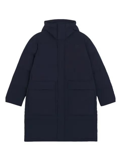 hoodied pockets padded coat by MAISON KITSUNE