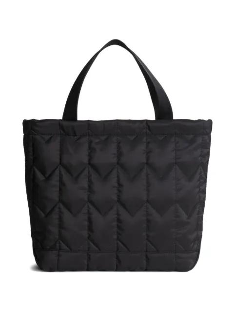 large chevron quilted tote bag by MAISON KITSUNE