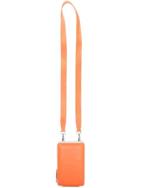 logo-debossed leather wallet by MAISON KITSUNE