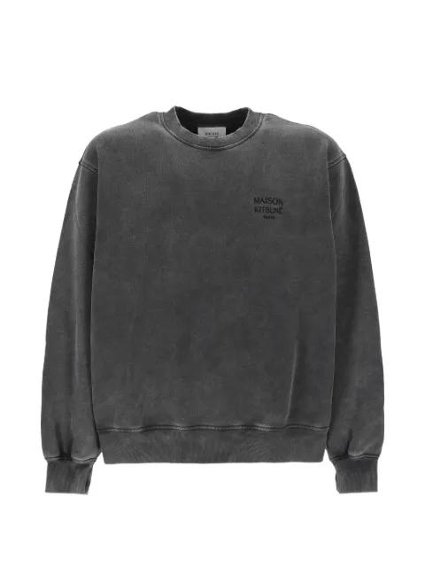 logo-detail sweatshirt by MAISON KITSUNE