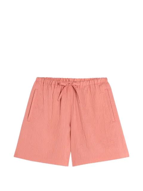 logo-embroidered drawstring shorts by MAISON KITSUNE