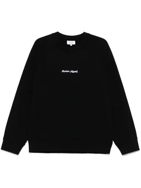 logo-embroidered sweatshirt by MAISON KITSUNE