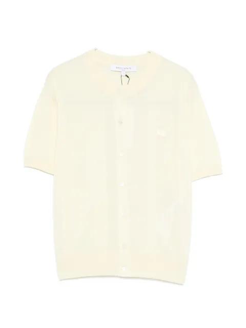 logo-patch cardigan by MAISON KITSUNE