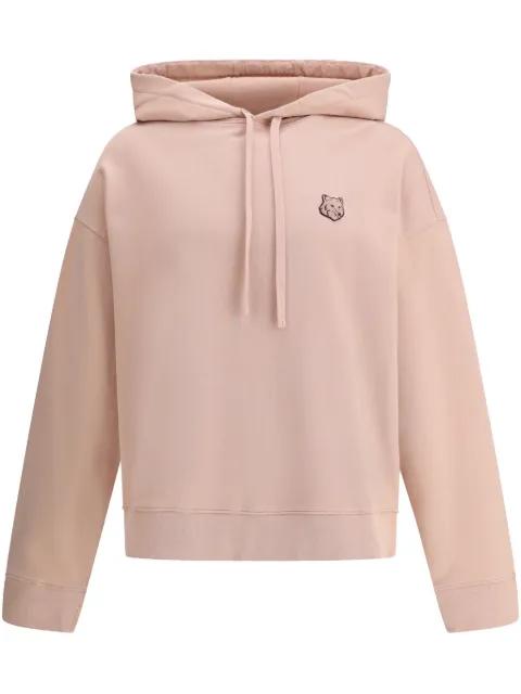 logo patch hoodie by MAISON KITSUNE