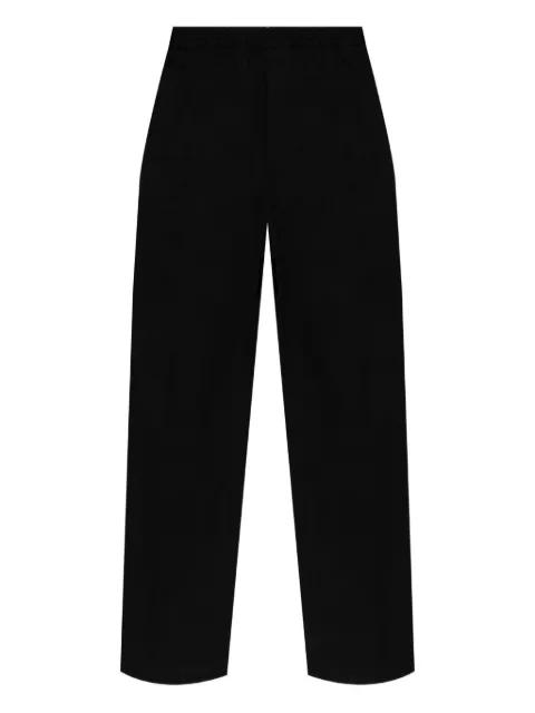 logo-patch pants by MAISON KITSUNE