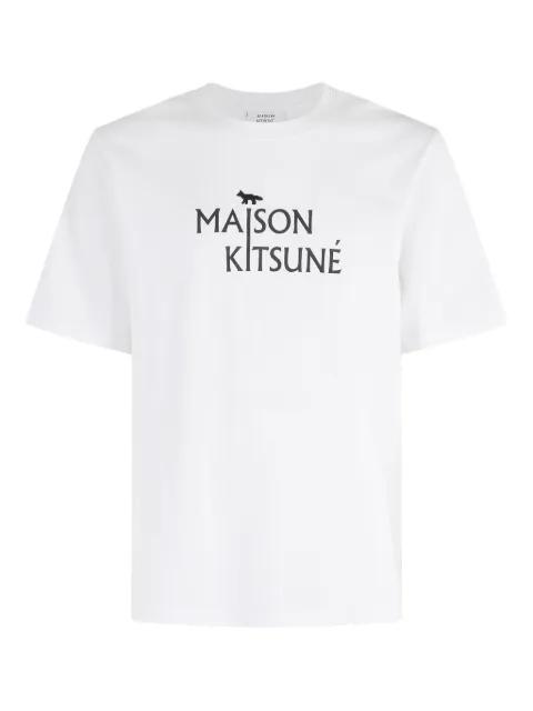 logo-print T-shirt by MAISON KITSUNE