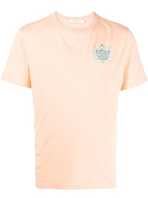 logo-print cotton T-shirt by MAISON KITSUNE