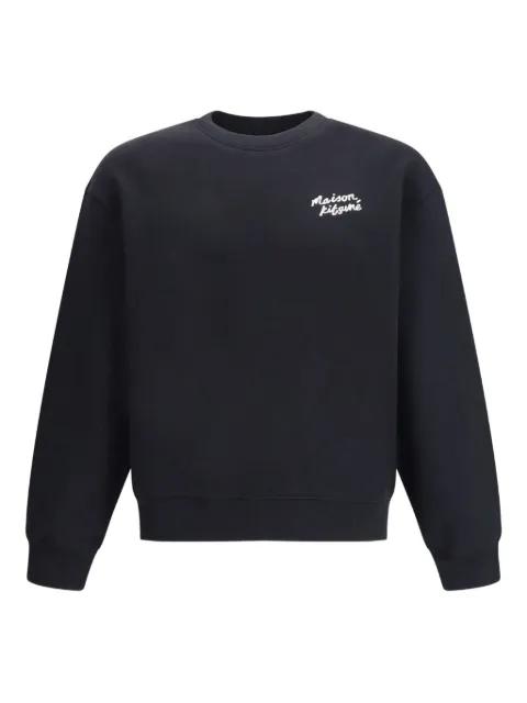 logo-print sweatshirt by MAISON KITSUNE
