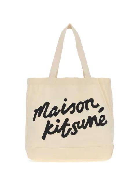 logo tote bag by MAISON KITSUNE