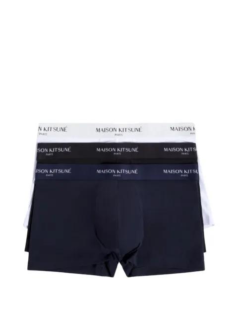 logo-waistband boxer pack by MAISON KITSUNE