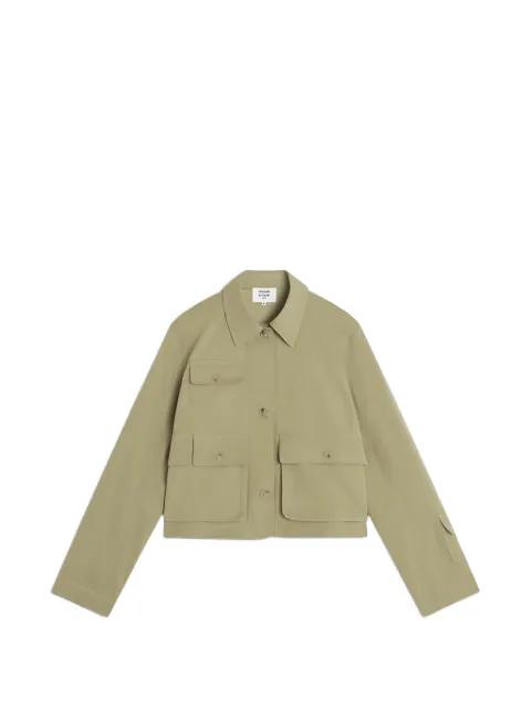multi-pocket cropped jacket by MAISON KITSUNE