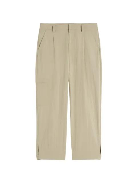 pleated cargo pants by MAISON KITSUNE