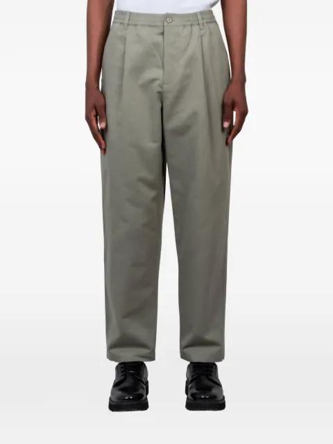 pleated elasticated-waist trousers by MAISON KITSUNE