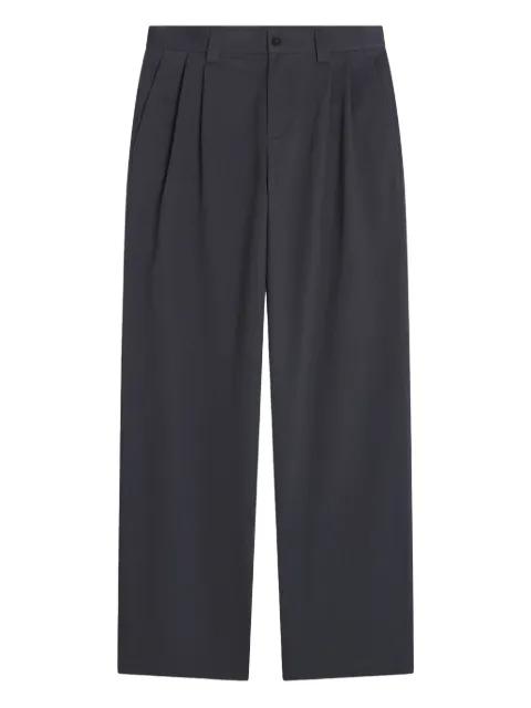 pleated tailored trousers by MAISON KITSUNE