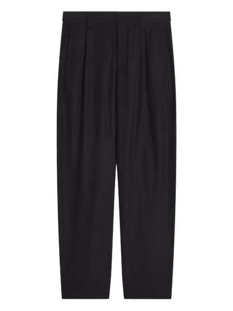 pleated-wool trousers by MAISON KITSUNE