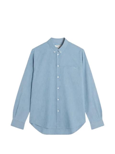 pocket embroidered shirt by MAISON KITSUNE