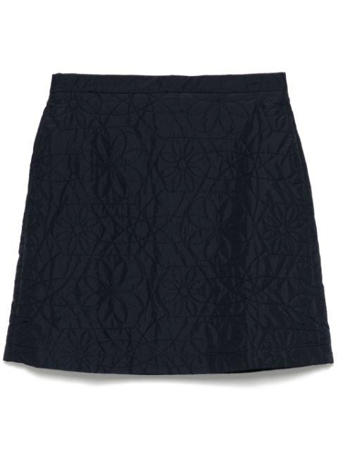 quilted mini skirt by MAISON KITSUNE